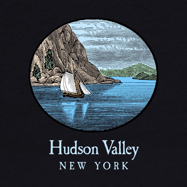 Hudson River Valley Storm King For Dark Backgrounds by MatchbookGraphics